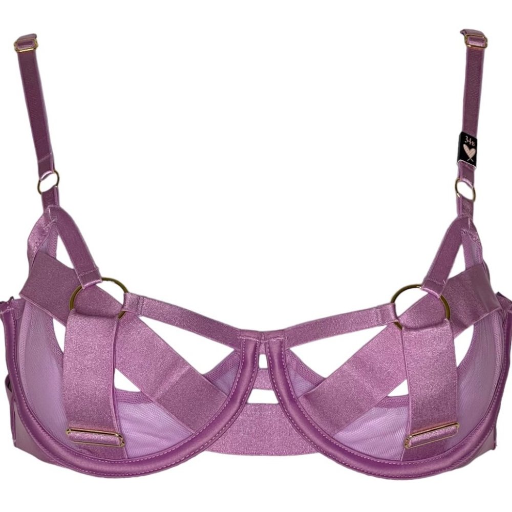 Victoria's Secret Lavender Strappy Underwire Bra